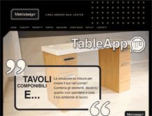 Tablet Screenshot of metrodesign.it
